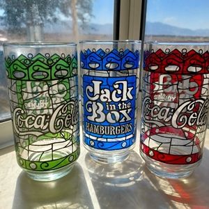Vintage coke glass